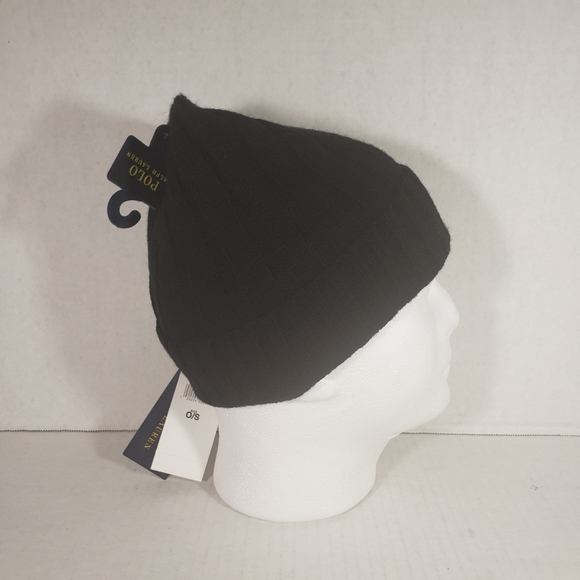 NWT Men's Ralph Lauren Polo Wide Rib Cuffed Beanie - Picture 3 of 6